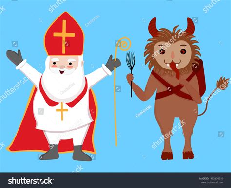 Sankt Nikolaus And Krampus