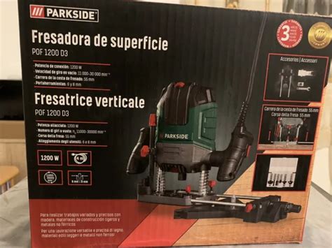 Parkside Fresatrice Verticale Pantografo Pof D Kit Completo Di