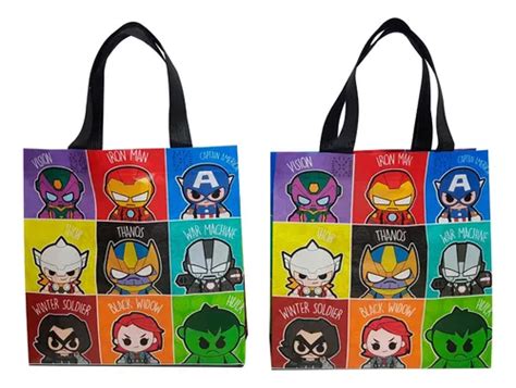 Bolsas Dulceros Avengers Kawaii Fiestas Piezas Bolos Env O Gratis