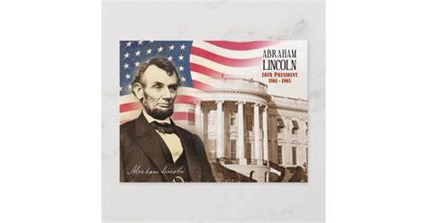 Abraham Lincoln 16th President Of The Us Postcard Zazzle