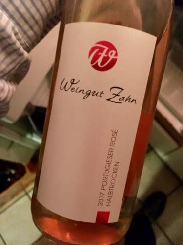 Weingut Zahn Portugieser Ros Halbtrocken Vivino Australia