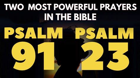 Psalm Psalm The Two Most Powerful Prayer In The Bible Prayer