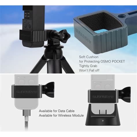 Sunnylife Osmo Pocket Aluminium Adatper Mount Gimbal Expansion Bracket