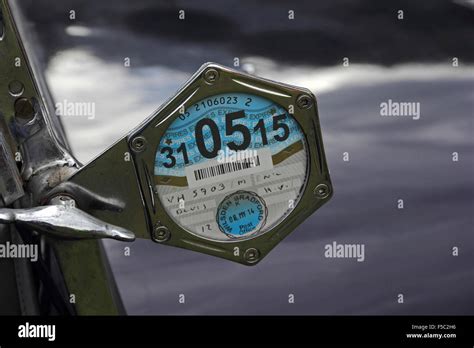 Road Fund Tax Disc Stock Photo Alamy