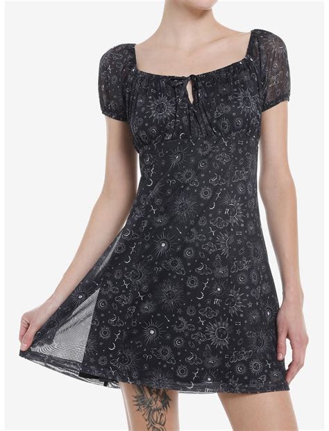 Black Celestial Icons Dress Hot Topic