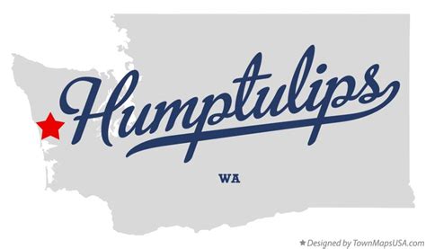 Map of Humptulips, WA, Washington