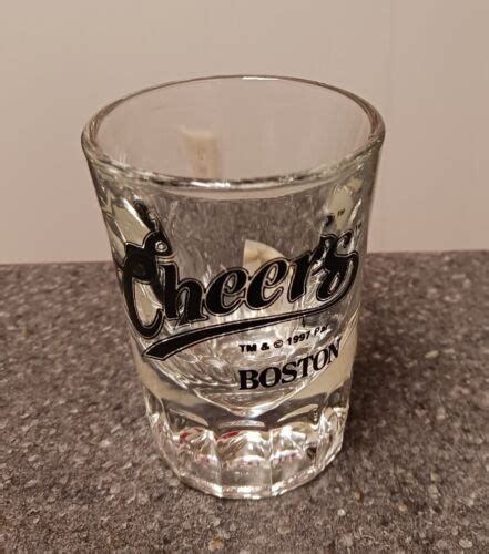 1997 Vintage Cheers Boston Bar Tv Show Drinking Double Shot Glass Nwt Ebay