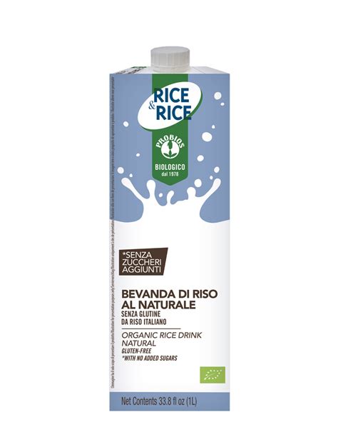 Rice Rice Drink Bevanda Di Riso Al Naturale Di Probios Ml