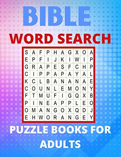 Bible Word Search Puzzle Books For Adults Really Bible Word Search Book For Adults With A Huge