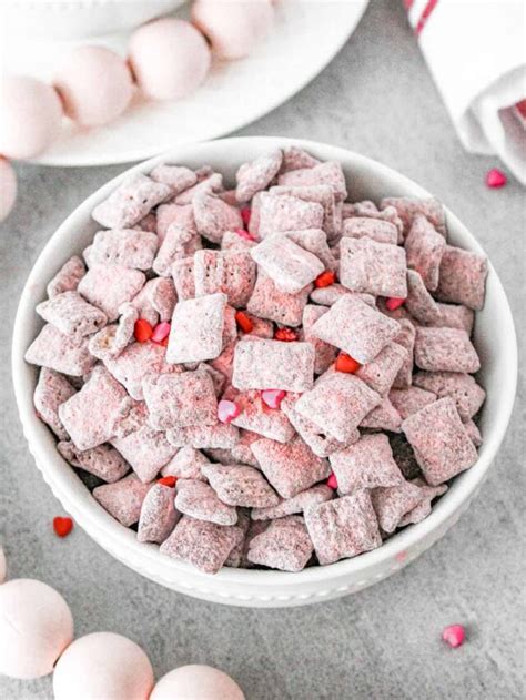 Strawberry Muddy Buddies Recipe To Simply Inspire