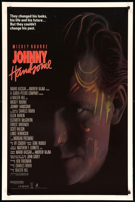 Johnny Handsome (1989) | Mickey rourke, Elizabeth mcgovern, Movie posters