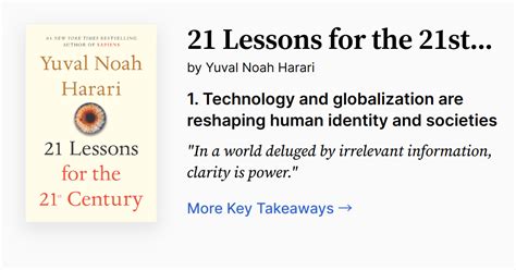 21 Lessons For The 21st Century Summary Quotes Faq Audio