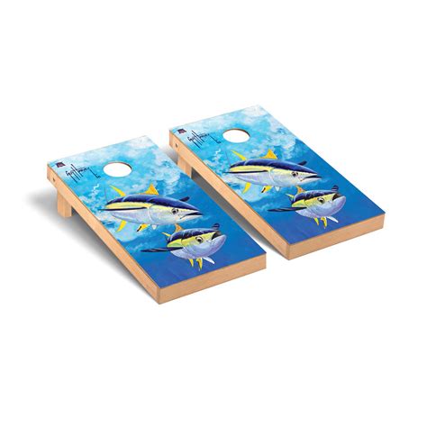 Victory Tailgate Guy Harvey Yellow Fin Design Regulation Cornhole Game Set Wayfair