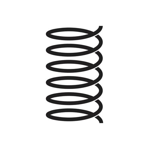 Spiral Spring Vector Icon 8794772 Vector Art At Vecteezy