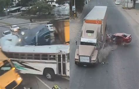 VIDEO Impactantes accidentes de tránsito captados por las cámaras