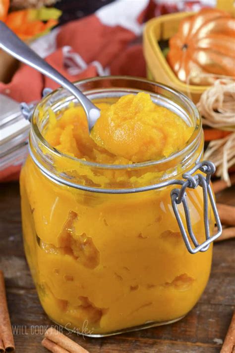 Homemade Easy Homemade Pumpkin Puree Recipe Will Cook For Smiles