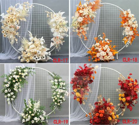 Dusty Blue Flower Arch Floral Arch Swagflower Swaground Etsy