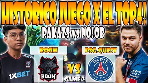 Boom Vs Psg Quest Bo Game Eliminacion Pakazs Slatems Vs Ta