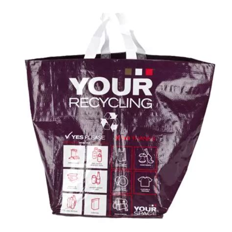 Custom Printed Recycling Bags Wholesale Laminated Bags