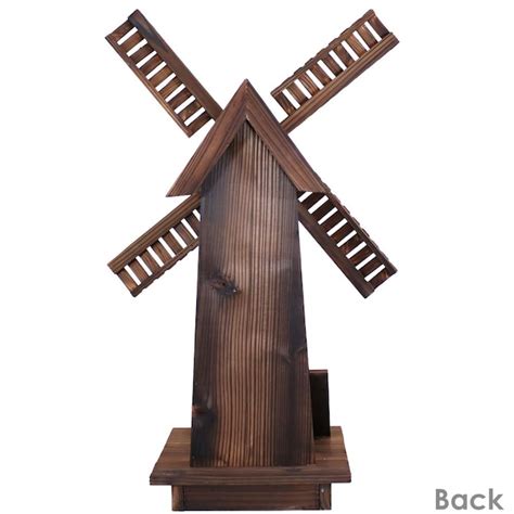 Sunnydaze Decor 3425 In 4 Blade Wood Decorative Windmill Dsl 260 At