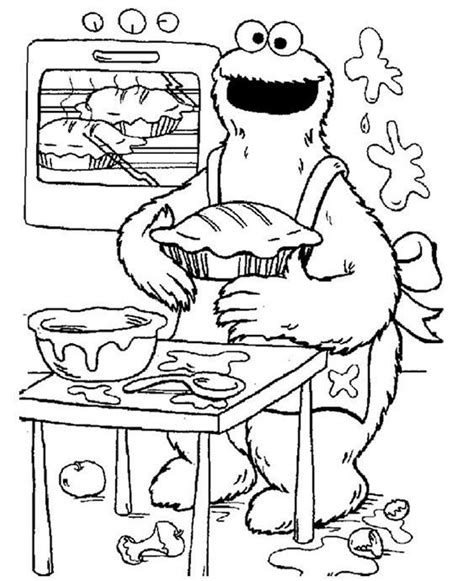 Free Easy To Print Sesame Street Coloring Pages Monster Coloring