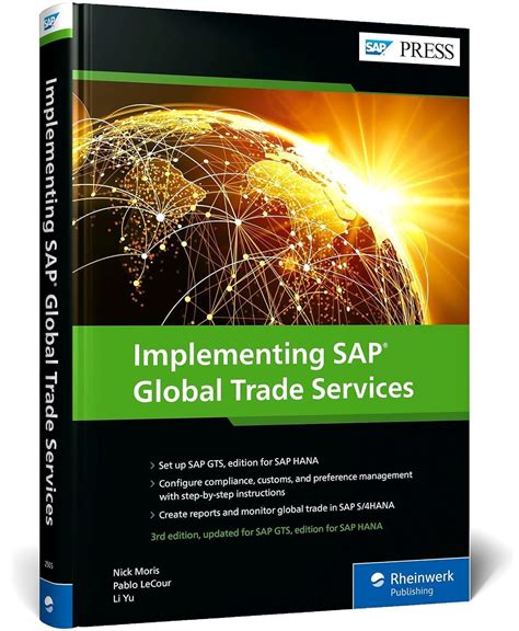 Implementing SAP Global Trade Services Edition For SAP HANA SAP GTS