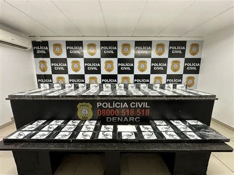 Denarc Apreende 90 Quilos De Cocaína Em Sapucaia Droga Está Avaliada