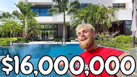 Inside Jake Pauls New 16 Million Mansion Taj Mapaul Residence Youtube