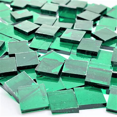 Emerald Green Cathedral Stained Glass Mosaic Tiles Coe 96 Mosaic