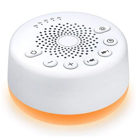 Buy Easy Sound White Noise Machine With 25 Soothing Sounds And Night Lights With Memory Function