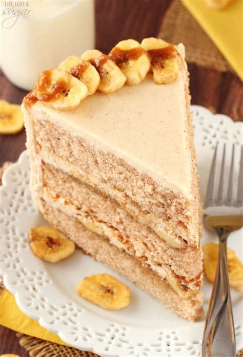 Bananas Foster Layer Cake Life Love And Sugar