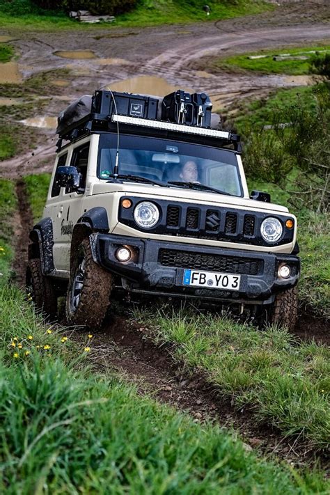 Suzuki Jimny Offroad Action Suzuki Jimny Expeditionsfahrzeug