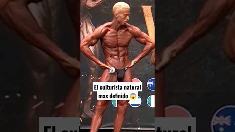 El culturista natural más definido gym bodybuilding fitness