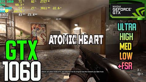 Gtx 1060 3gb I5 8400 Atomic Heart Dev Build All Settings Youtube