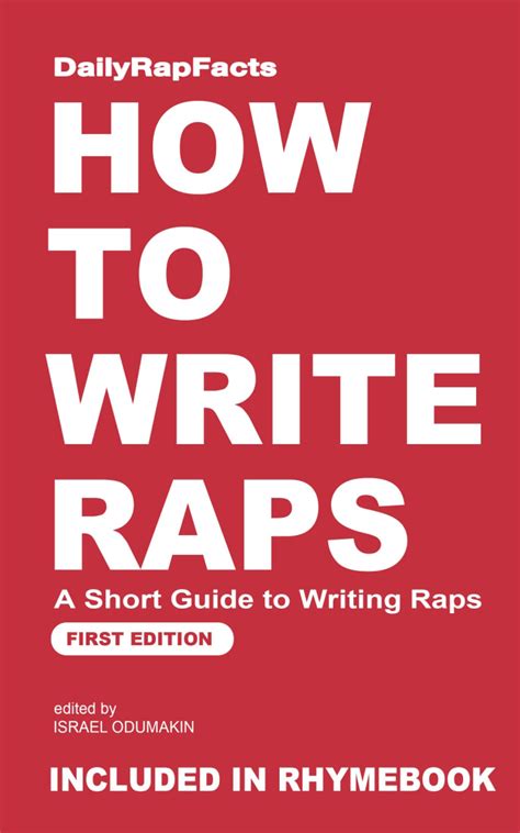 How To Write Raps A Short Guide To Writing Raps Drf Books