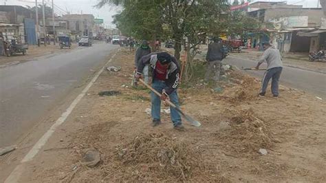 Municipalidad De Sullana Realiza Mega Operativo De Limpieza En La Av