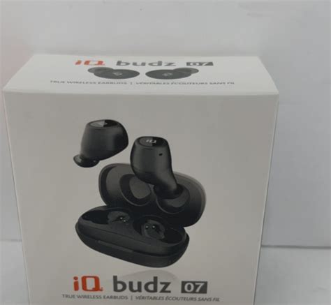 Iq Budz 07 True Wireless Earbuds Ear Buds Bluetooth With Charger Case