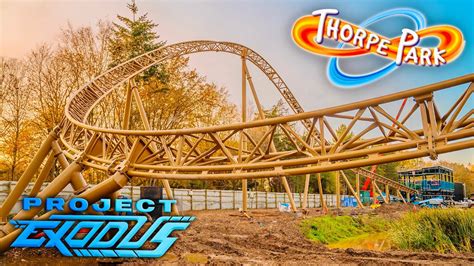 Hyperia New Track Installed Construction Update Thorpe Park