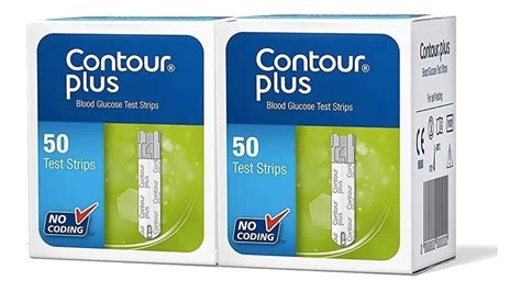 Contour Plus Paquete Con 100 Tiras Reactivas Para Glucómetro Envío gratis