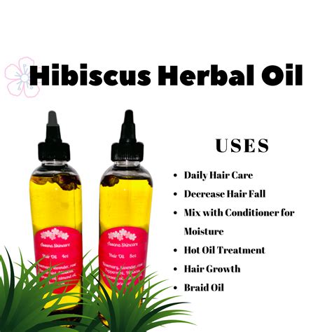 Hibiscus Hair Oil Herbal Hair Oils Hair Oil Herbal Hair