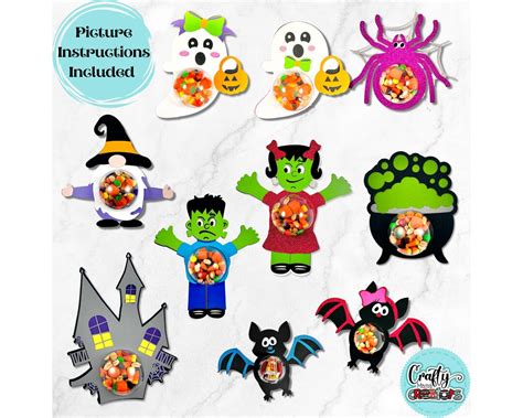 Halloween Candy Dome Svg Kids Halloween Svg Monster Svg - Etsy