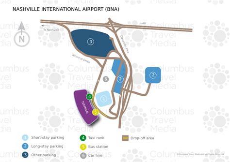 Bna Nashville Airport Terminal Map