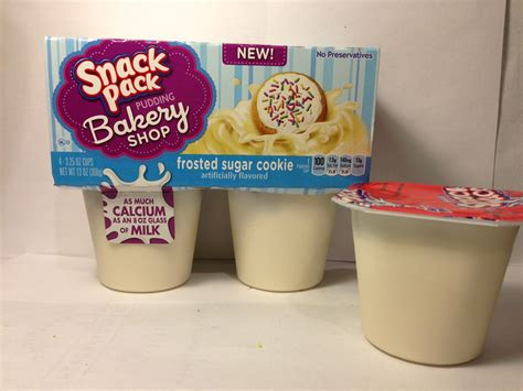 Crazy Food Dude Review Hunt S Snack Pack Bakery Shop Frosted Sugar Cookie Pudding