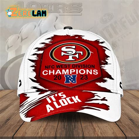 49ers NFC West Division Champions 2023 It's A Lock Hat - Zerelam