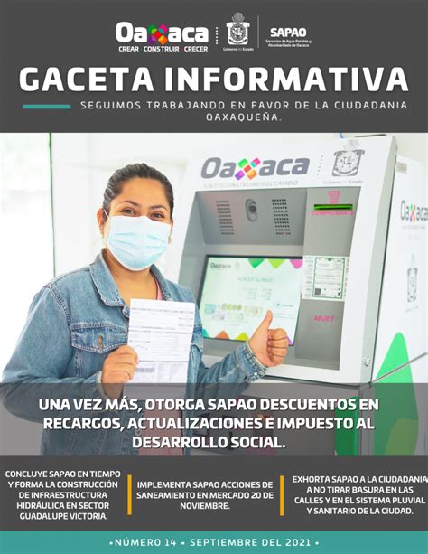 Gaceta Informativa Septiembre Sistema Operador De Los Servicios