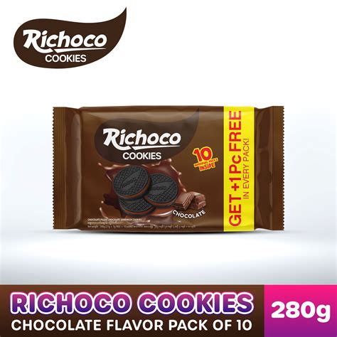 Richoco Cookies Chocolate 28g By 10s Lazada Ph