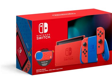 Consola Nintendo Switch V2 Mario Red And Blue Edition 32 Gb Worten Pt