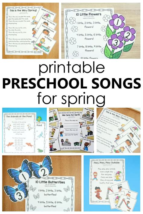 22 Preschool Songs For Spring Fantastic Fun And Learning