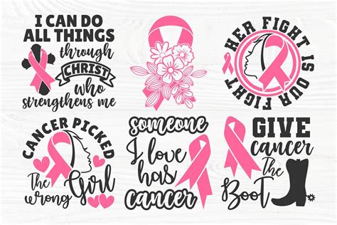 Breast Cancer SVG Bundle, Ribbon Svg, Survivor Svg By TonisArtStudio ...