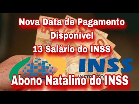 Abono Natalino Do Inss Nova Data De Pagamento Dispon Vel Para O